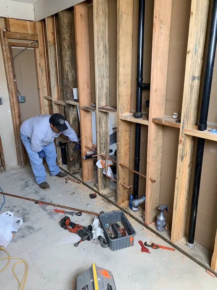 Commercial rough-in plumbing for Gas Line Repair in Wilmore Heights